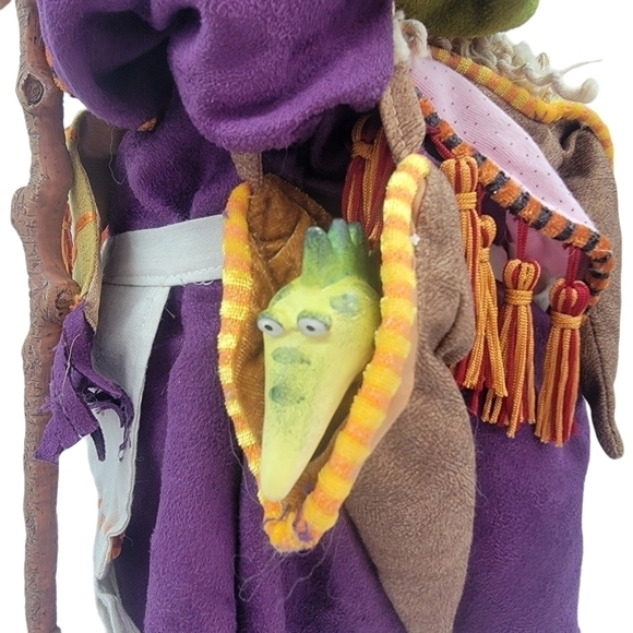 2 FOOT TALL! KRINKLES  WITCH W BABY DRAGONS DOLL FIGURE PATIENCE BREWSTER DEP 56 - Picture 7 of 9